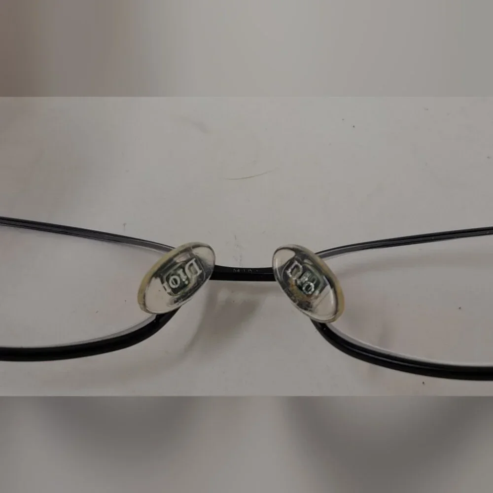Christian Dior Womens Eye Glasses Frames Crystals Black Vintage CD3684 54-15-130
